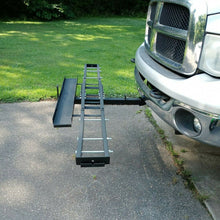 Load image into Gallery viewer, Black Motorcycle Scooter DirtBike Carrier Hauler Hitch Mount Rack
