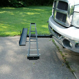 NINTE Black Motorcycle Scooter DirtBike Carrier Hauler Hitch Mount Rack Ramp Anti Tilt