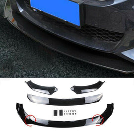 NINTE BMW Audi Benz Mazda Honda Civic Audi Q5 Universal Front Bumper Lip Body Kit Spoiler ABS - NINTE