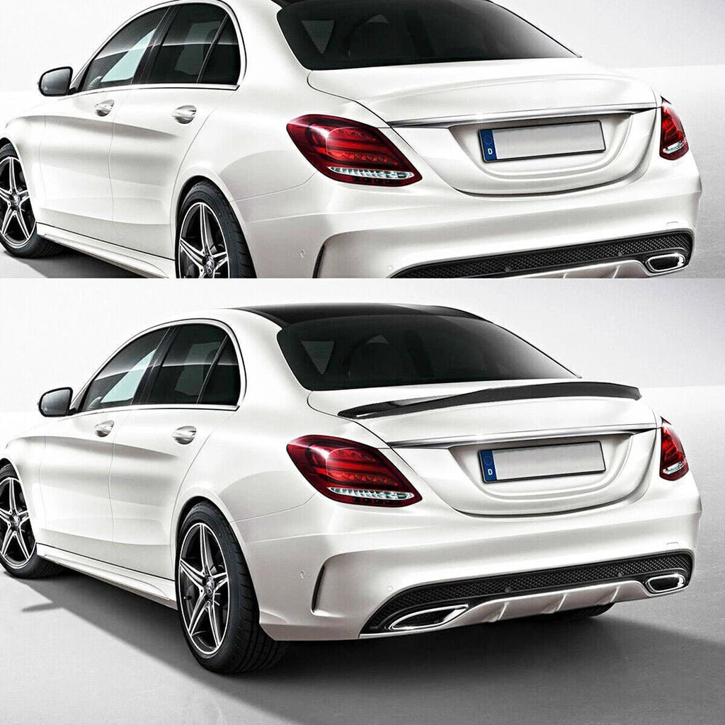 NINTE PSM Style Rear Spoiler For 2017 - 2021 Mercedes Benz W205 Coupe Truck Wing - NINTE
