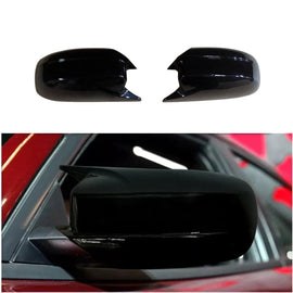 NINTE For 2011 - 2023 DODGE CHARGER SCAT SRT M STYLE GLOSS BLACK SIDE VIEW MIRROR COVER CAP - NINTE
