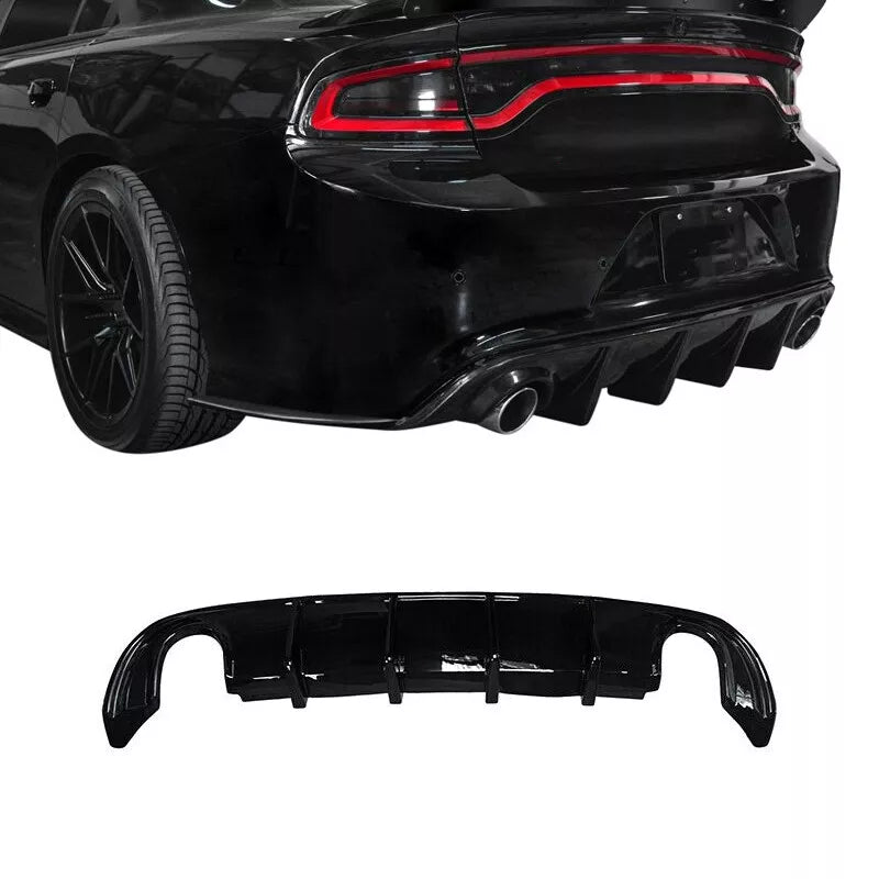 NINTE For 2015-2024 Dodge Charger SRT GT Rear Bumper Lip Rear Diffuser