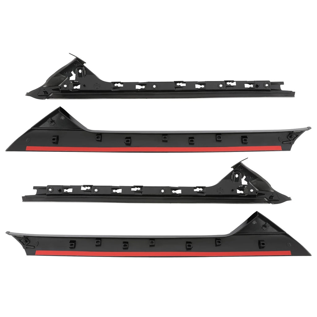 NINTE RH+LH Side Windshield A - Pillar Molding Trim For 2011 - 2019 Ford Explorer - NINTE