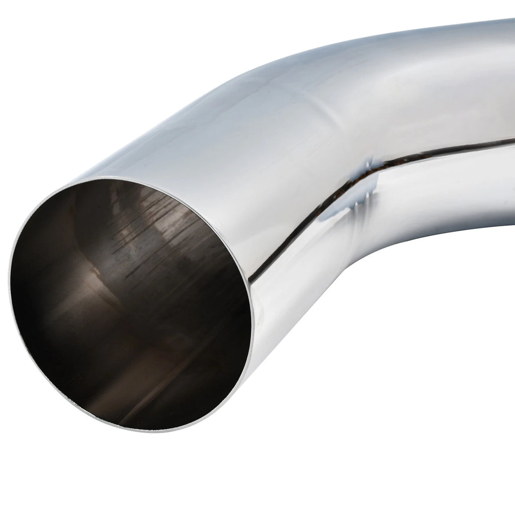 NINTE Diesel Exhaust Chrome Turndown Elbow Tip 5" Inch Inlet 6" Outlet 23" Long - NINTE
