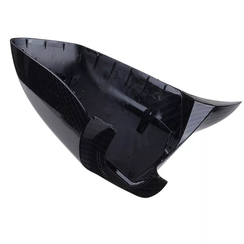 NINTE For 2011-2013 BMW 5 Series F10 F11 535i 550i 528i Side Mirror Cover Cap Carbon Fiber Look