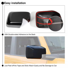 画像をギャラリービューアに読み込む, NINTE For Ford Bronco 2021-2023 Exterior Side Rear View Mirror Cover Trim Shell Black 