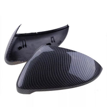 Cargar imagen en el visor de la galería, NINTE For VW Golf 7 MK7 GTi GTD Side Mirror Cap Housing / Mirror Cover Carbon Fiber 2Pcs