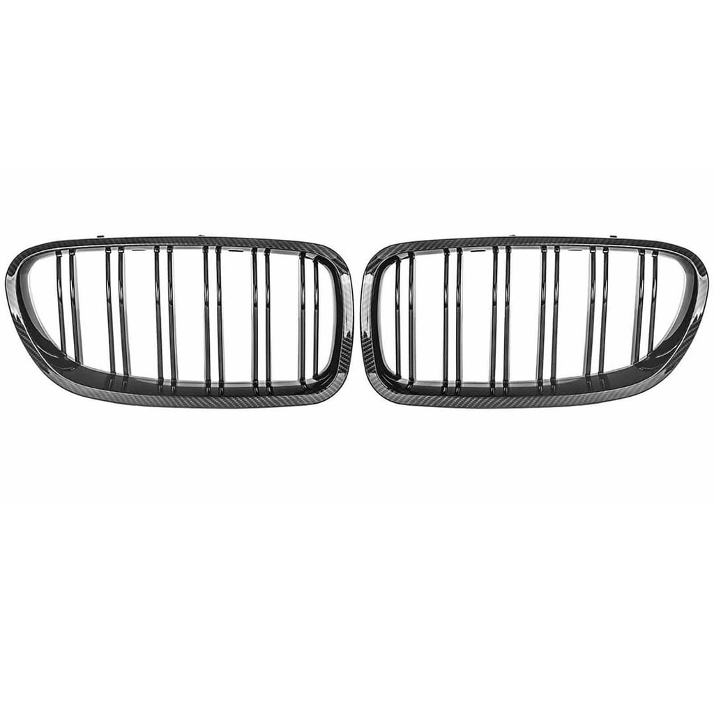 NINTE Grille for 2011-2016 BMW 5 Series F10 F11 M5 Grill Replacement Dual Slats Style