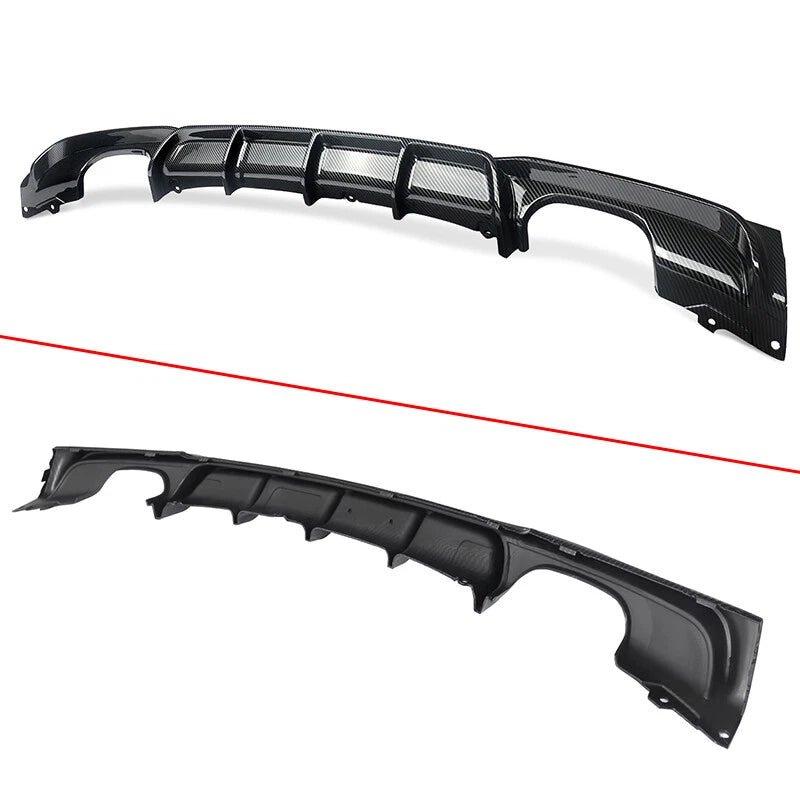 NINTE For 2012 - 2018 BMW 3 Series F30 M Sport Rear Diffuser Lower Bumper Diffuser Rear Lip Spoiler - NINTE