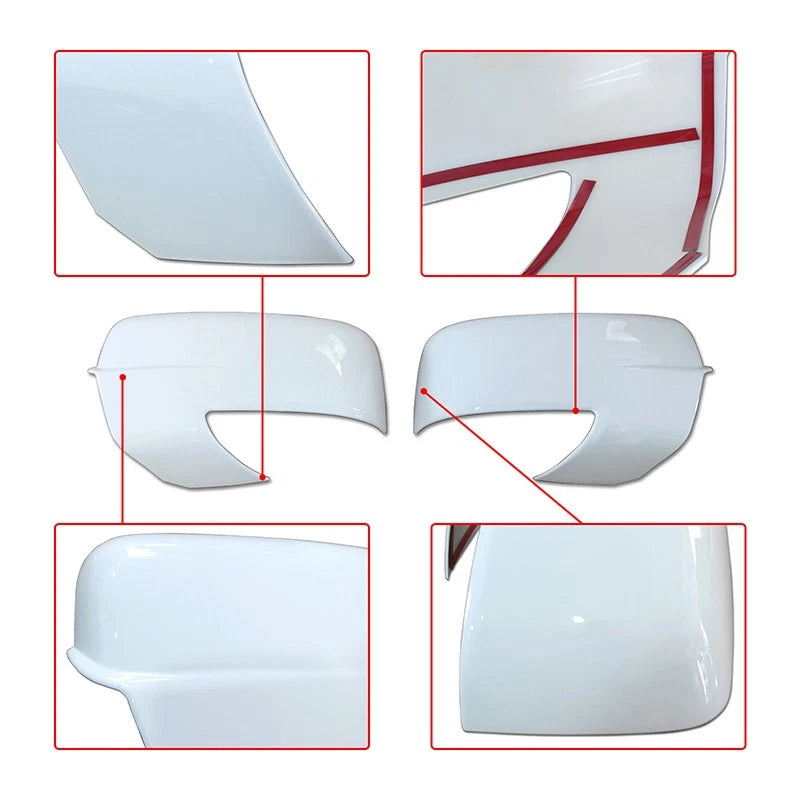 NINTE For 2013-2018 Dodge Ram 1500& 2019-2023 Ram 1500 Classic Mirror Cover Rear View Mirror Overlays with Turn Signal Cutouts