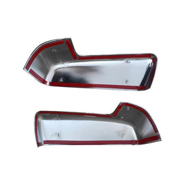 NINTE Top Half Mirror Covers For 2019 - 2025 Chevy Silverado&GMC Sierra 1500 - NINTE