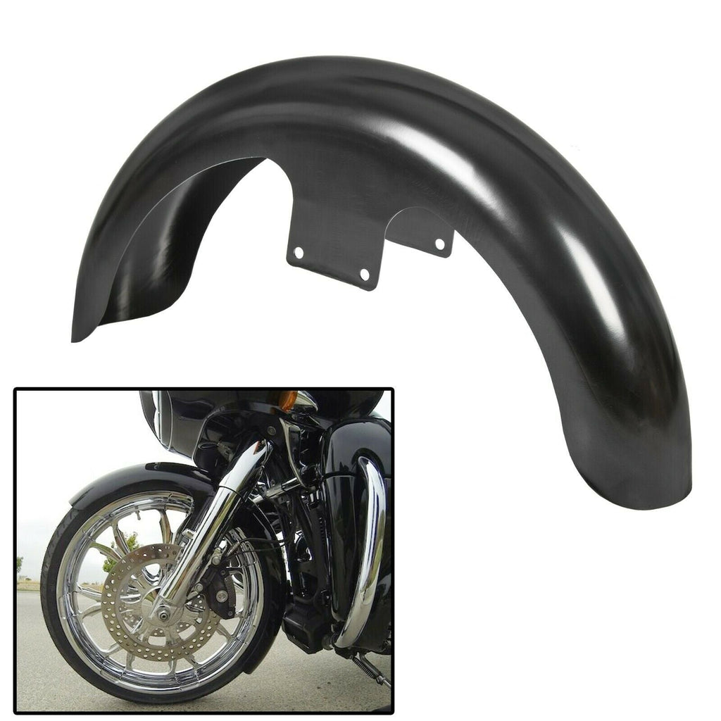 NINTE Wrap Front Fender Steel For Harley Touring Electra Glide