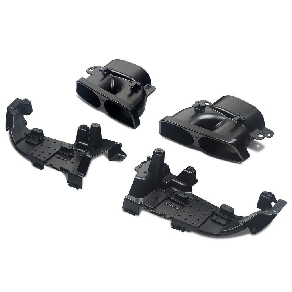 NINTE B Style Rear Diffuser+Tips For 2015 - 2018 Mercedes - Benz C205 Coupe C43 C63 - NINTE