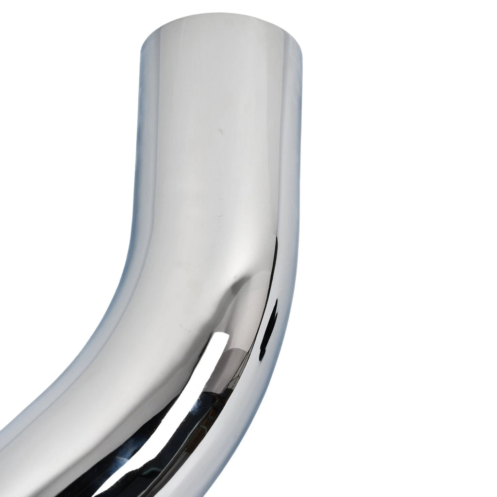 Diesel Exhaust Chrome Turndown Elbow Tip - 5" Inlet To 6" Outlet, 23" Long