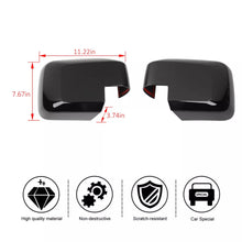 Charger l&#39;image dans la galerie, NINTE For 2021-2023 Ford Bronco Exterior Side Rear View Mirror Cover Trim Shell Black