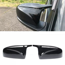 Load image into Gallery viewer, NINTE For 2007-2013 BMW X5 X6 E70 E71 M Style Side Wing Mirror Covers Cap Closs Black Carbon Fiber Look