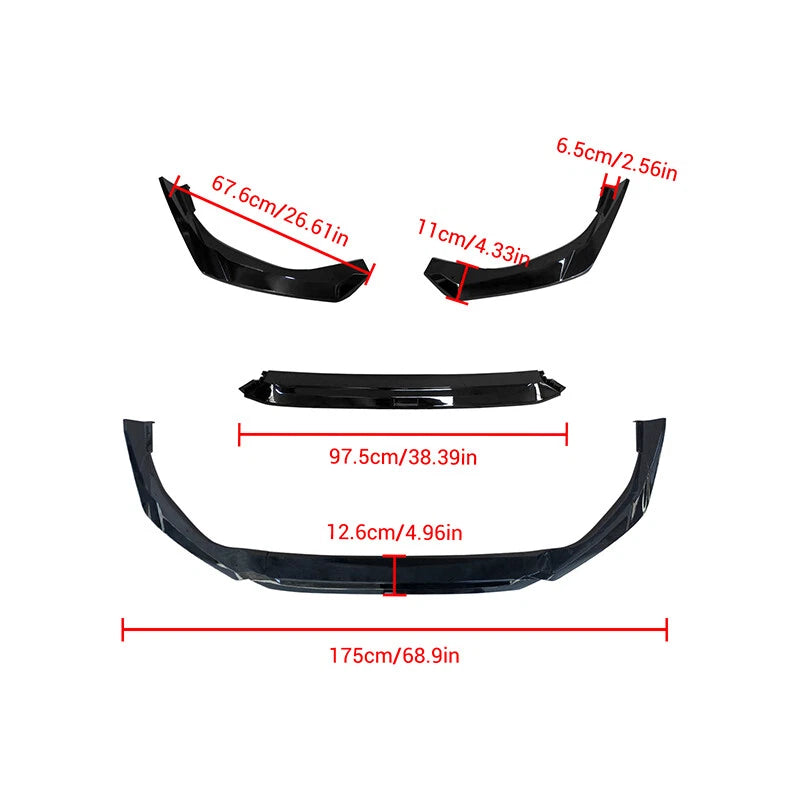 NINTE Yofer Style Front Lip For 2025 11.5th Honda Civic