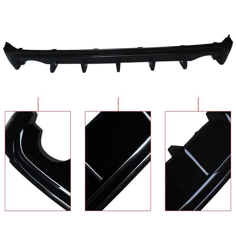NINTE Rear Bumper For 2014 - 2016 Lexus IS250 IS350 IS200t Rear Diffuser Spoiler Splitter - NINTE