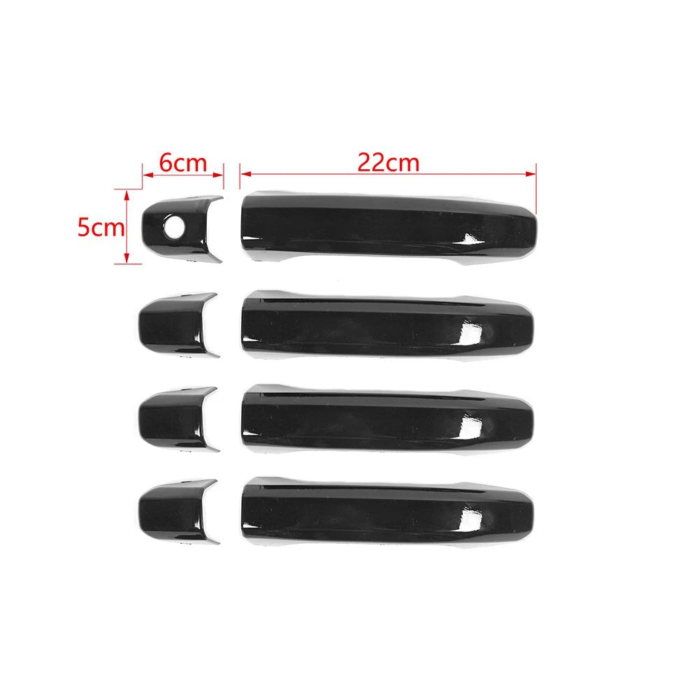 NINTE Door Handle Covers For 2014 - 2020 Sierra Silverado 1500 2500HD 3500HD/Yukon/Tahoe/Suburban - NINTE