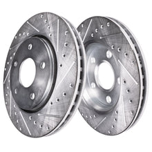 Load image into Gallery viewer, NINTE Rear Drilled Disc Brake Rotors for 2011 - 2020 Dodge Durango Jeep Grand Cherokee