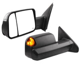 NINTE Tow Mirrors for 2002-2009 Dodge Ram 1500 2500 3500 Power Heated Mirror Assembly