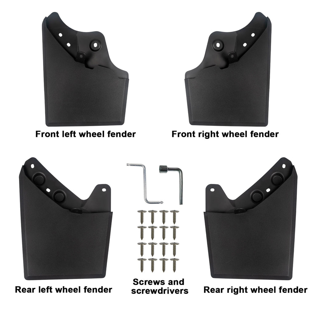 NINTE Mud Flaps For Toyota Tacoma 2016 - 2026 4PCs Splash Guard - NINTE