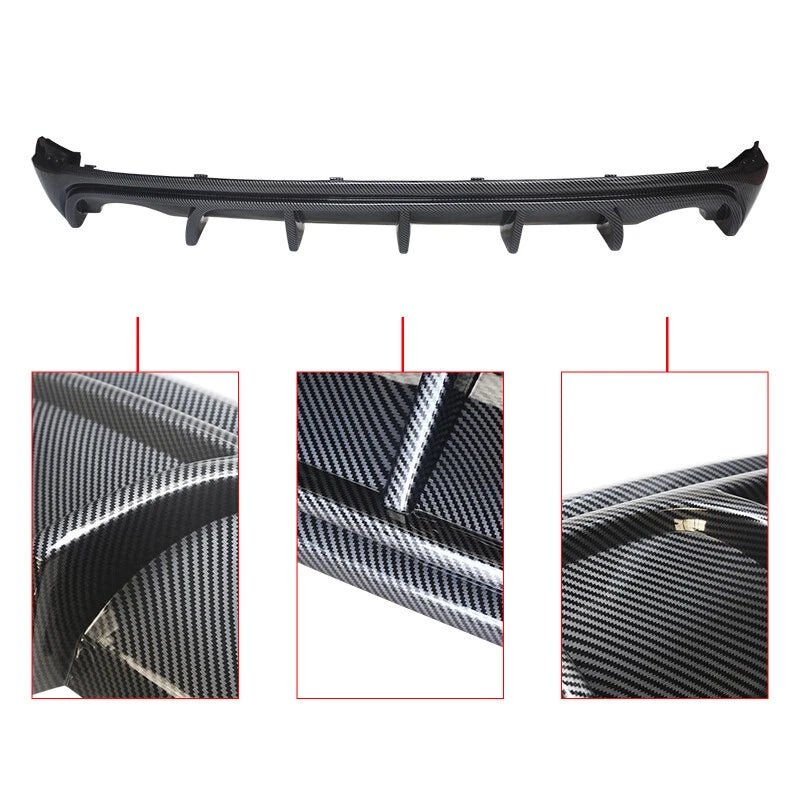 NINTE Rear Bumper For 2014 - 2016 Lexus IS250 IS350 IS200t Rear Diffuser Spoiler Splitter - NINTE