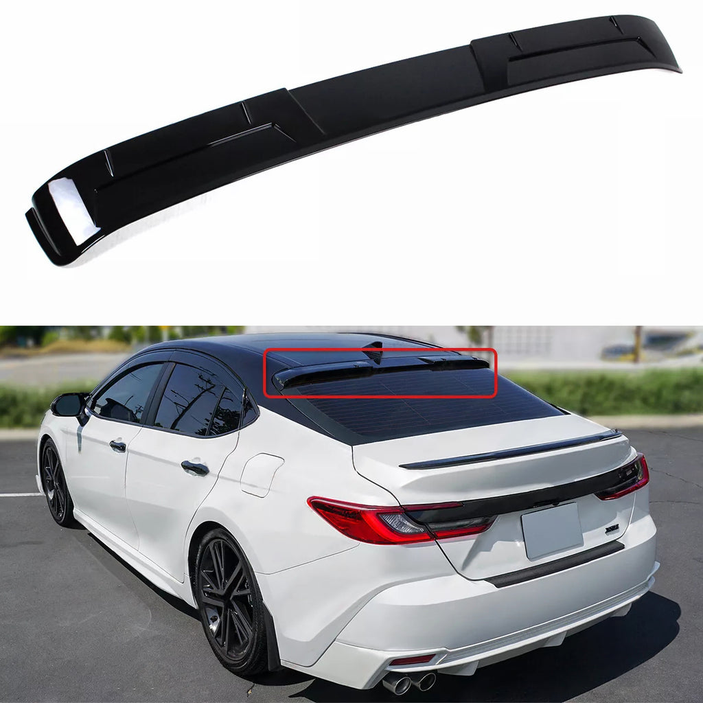 NINTE Gloss Black Roof Spoiler For 2018-2025 Toyota Camry M Style 