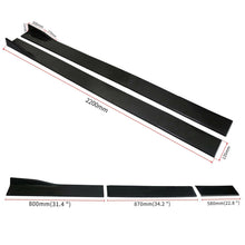 Load image into Gallery viewer, NINTE ABS Universal Side Skirts 2.2M/86.6 Inch