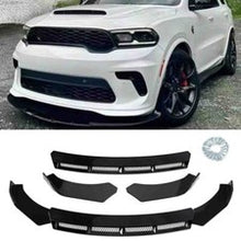 Load image into Gallery viewer, NINTE Front Bumper Lip Splitter Spoiler Fit for Dodge Durango SRT GT 1998-2024 Gloss Black