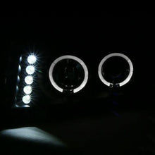 Cargar imagen en el visor de la galería, For 04-12 Colorado Canyon Halo LED DRL Projector Headlights+ Black - NINTE