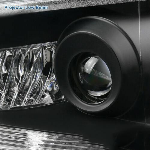 For 01-05 Lexus IS300 Black Integrated LED+Signal Projector Headlights Pair - NINTE