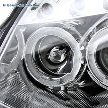Charger l&#39;image dans la galerie, For 03-07 Infiniti G35 2Dr Coupe Clear Lens LED Halo Projector Headlights Pair - NINTE