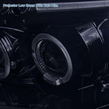 画像をギャラリービューアに読み込む, Glossy Black Fit Honda 96-98 Civic 2/3/4Dr Tinted LED Halo Projecto - NINTE
