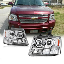 Charger l&#39;image dans la galerie, Angel Eye Halo LED Projector Headlight For 07-14 Chevy Suburban Tahoe Avalanche - NINTE