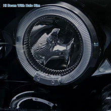 Laden Sie das Bild in den Galerie-Viewer, Glossy Black For 05-07 Dodge Magnum Smoke LED Halo Projector Headlights Pair - NINTE