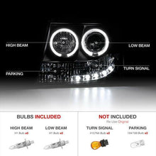 Charger l&#39;image dans la galerie, Angel Eye Halo LED Projector Headlight For 07-14 Chevy Suburban Tahoe Avalanche - NINTE