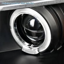 Charger l&#39;image dans la galerie, For Honda 06-11 Civic 4Dr Sedan LED Halo Projector Headlights Head Lamps Black - NINTE