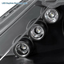 画像をギャラリービューアに読み込む, For Honda 06-11 Civic 4Dr Sedan LED Halo Projector Headlights Head Lamps Black - NINTE