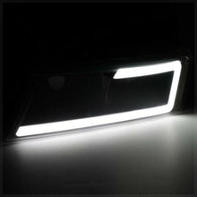 Laden Sie das Bild in den Galerie-Viewer, Black *LED BAR DRL* Headlight+Bumper Clear Signal for 03-07 Silverado/Avalanche - NINTE