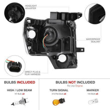 Load image into Gallery viewer, For 09-14 Ford F150 Black Projector Headlight Lamp L+R - NINTE