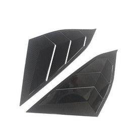 NINTE For 2018 - 2022 Honda Accord 10th 1/4 Quarter Panel Rear Side Window Louver ABS Carbon Fiber Look - NINTE