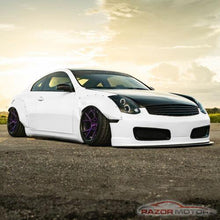 Load image into Gallery viewer, NINTE Infiniti G35 Coupe 2003-2007 Projector Black Headlights Pair [LED Halo] - NINTE