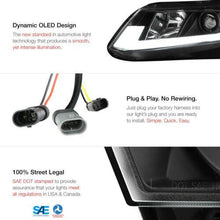 Cargar imagen en el visor de la galería, For 12-15 Civic Coupe Sedan FB FG Black &quot;TRON TUBE DRL&quot; Projector Headlight Lamp - NINTE