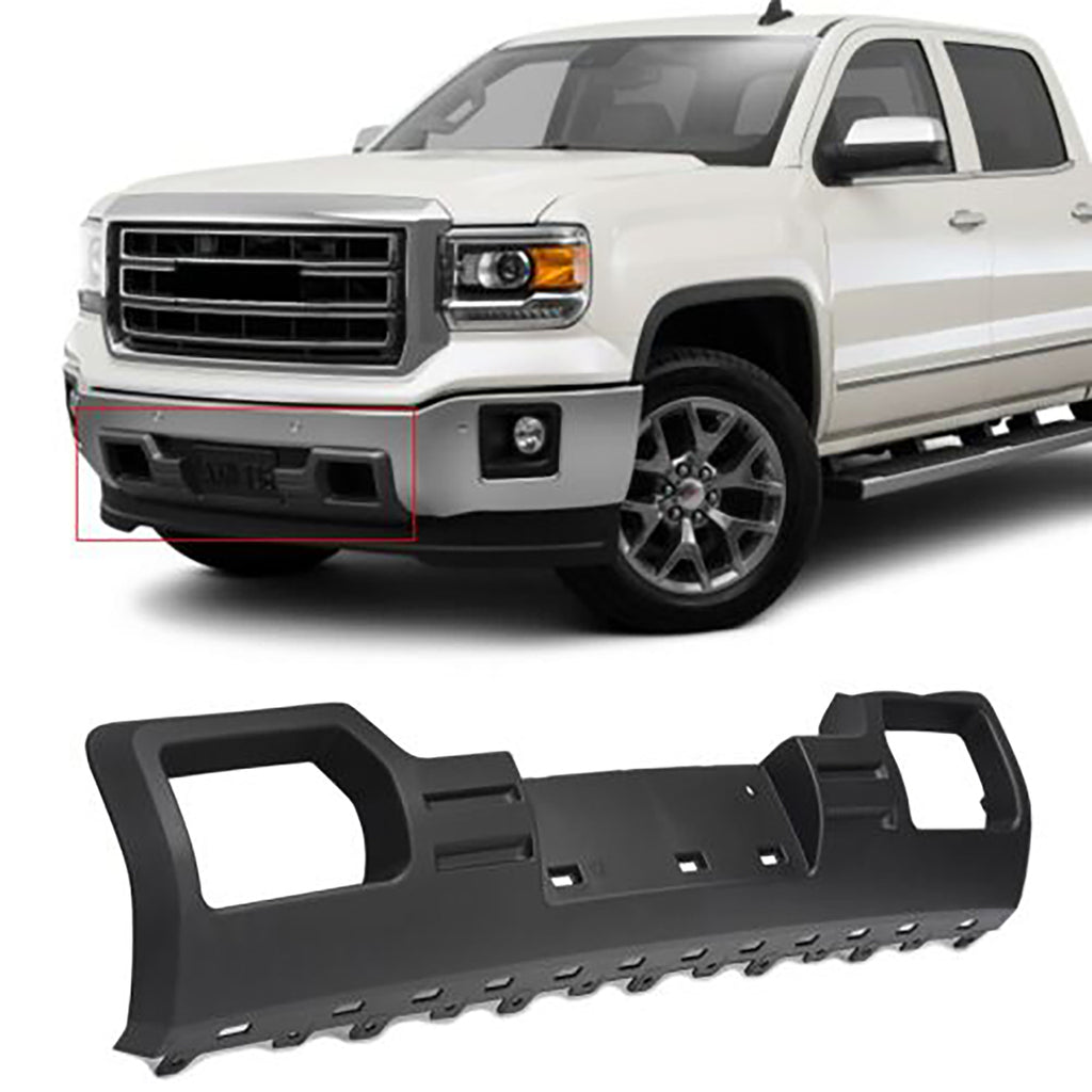 NINTE Black Front Skid Plate For 2014 2015 GMC Sierra 1500 ABS