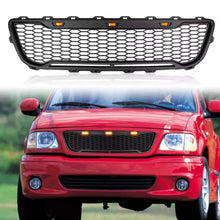 Cargar imagen en el visor de la galería, NINTE For 1999-2003 Ford F150 F-150 Front Grille Honeycomb Bumper Grill W/Lights &amp; ACCES