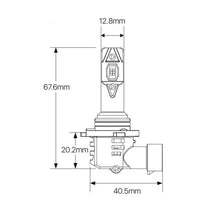 Load image into Gallery viewer, NINTE Car universal 9005 W/fan plug-in model White LED Headlight High Beam Bulbs 6000K