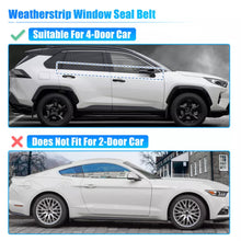 Load image into Gallery viewer, NINTE For 2007-2011 Honda CR-V Car Window Moulding Trim Weatherstrips Seal Fit 4PC (72450-SWA-A01, 72410-SWA-A01, 72950-SWA-A01, 72910-SWA-A01)