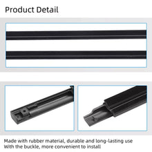 Load image into Gallery viewer, NINTE For 2009-2023 Ram 1500 2500 Car Window Moulding Trim Weatherstrips Seal Fit 4PC (55112376AH 55112377AH 55372138AH 55372139AH)