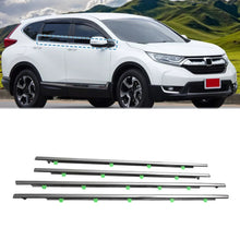 Cargar imagen en el visor de la galería, NINTE For 2012-2016 Honda CR-V Car Window Moulding Trim Weatherstrips Seal Fit 4PC (72450-T0G-A01 72410-T0G-A01 72950-T0G-A01 72910-T0G-A01)